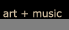 art and music